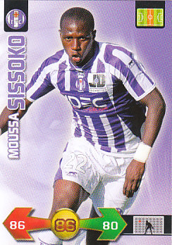 Moussa Sissoko Toulouse 2010 Foot Adrenalyn XL #350